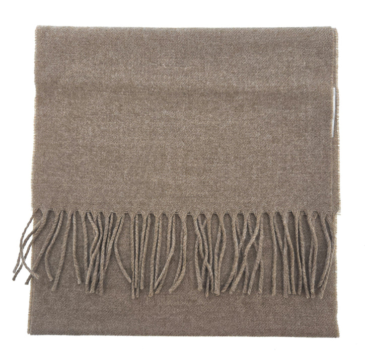 Lanvin Tan Luxurious Modern 100% Wool Scarf