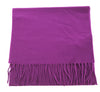 Lanvin Purple Luxurious Modern Pure Wool Scarf