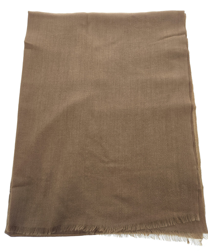 Lanvin Pure Cashmere Scarf – Classic Brown Wrap, Ultra-Soft Luxury