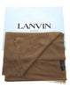 Lanvin Pure Cashmere Scarf – Classic Brown Wrap, Ultra-Soft Luxury