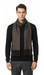 Lanvin 100% Wool Scarf – Brown Pinstripe, Lightweight Fringed Design