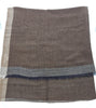 Lanvin Linen-Cotton Blend Scarf – Lightweight Brown Wrap,  Breathable Design