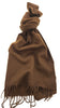 Lanvin 100% Cashmere Scarf – Classic Brown Wrap,  Luxuriously Soft