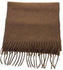 Lanvin Pure Cashmere Scarf – Classic Brown Wrap,  Luxuriously Soft