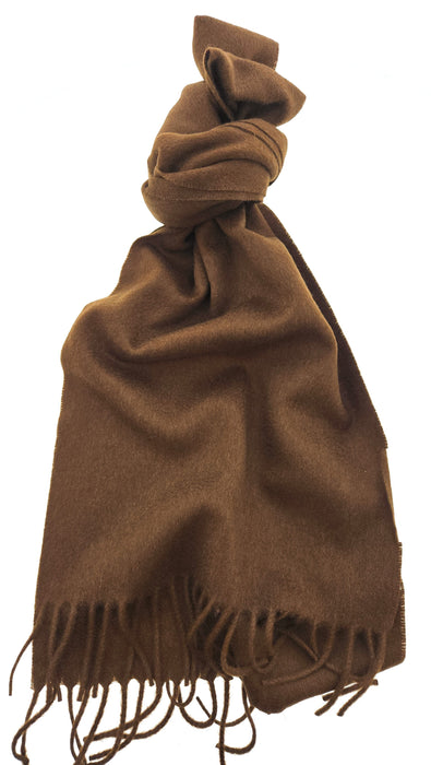Lanvin Pure Cashmere Scarf – Classic Brown Wrap,  Luxuriously Soft
