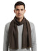 Lanvin 100% Cashmere Scarf – Luxurious Brown Wrap, Lightweight Elegance