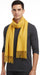 Lanvin Soft Luxurious Cashmere blend Yellow Fringe Scarf