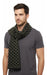 Lanvin Soft Luxurious 100% Wool Green Fringe Scarf