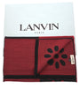 Lanvin Soft Luxurious Pure Wool Red Fringe Scarf