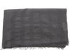 Lanvin Soft Luxurious Cashmere and Wool Gray Fringe Scarf