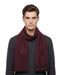 Lanvin Soft Luxurious 100% Wool Red Fringe Scarf