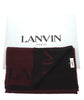 Lanvin Soft Luxurious Pure Wool Red Fringe Scarf