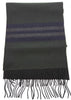 Lanvin Soft Luxurious Pure Cashmere Green Fringe Scarf