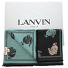 Lanvin Soft Luxurious Pure Wool Green Fringe Scarf