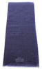 Lanvin Soft Luxurious Cashmere and Silk Blue Fringe Scarf