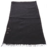 Lanvin Soft Luxurious Cashmere and Silk Black Fringe Scarf