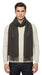 Lanvin Soft Luxurious Cashmere and Wool Army Green Fringe Scarf