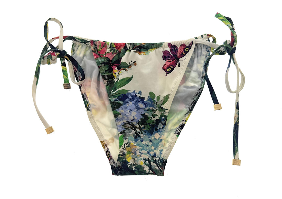 Dolce & Gabbana Butterfly Garden Tie-Side Bikini Bottom – S