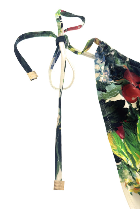 Dolce & Gabbana Butterfly Garden Tie-Side Bikini Bottom – S