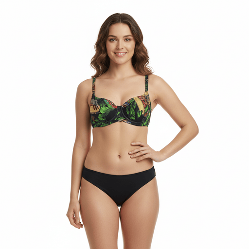 Dolce & Gabbana Tropical Print Underwired Bikini Top-M