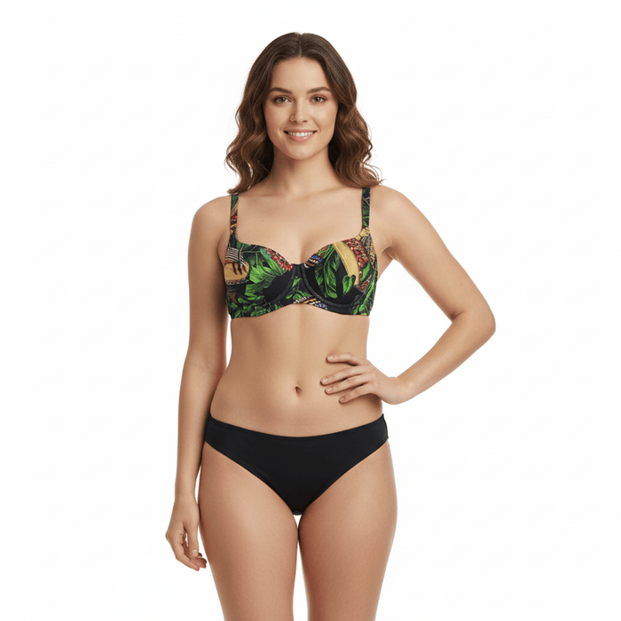 Dolce & Gabbana Tropical Print Underwired Bikini Top-M