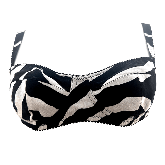 Dolce & Gabbana Zebra Print Balconette Bra -34B