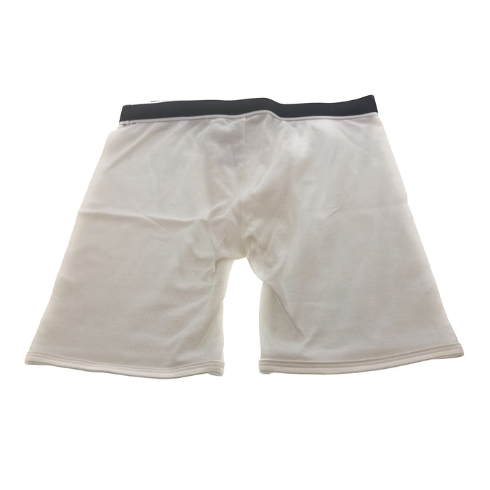 Dolce & Gabbana Women's White Cotton Boxer Briefs with Logo Waistband-S