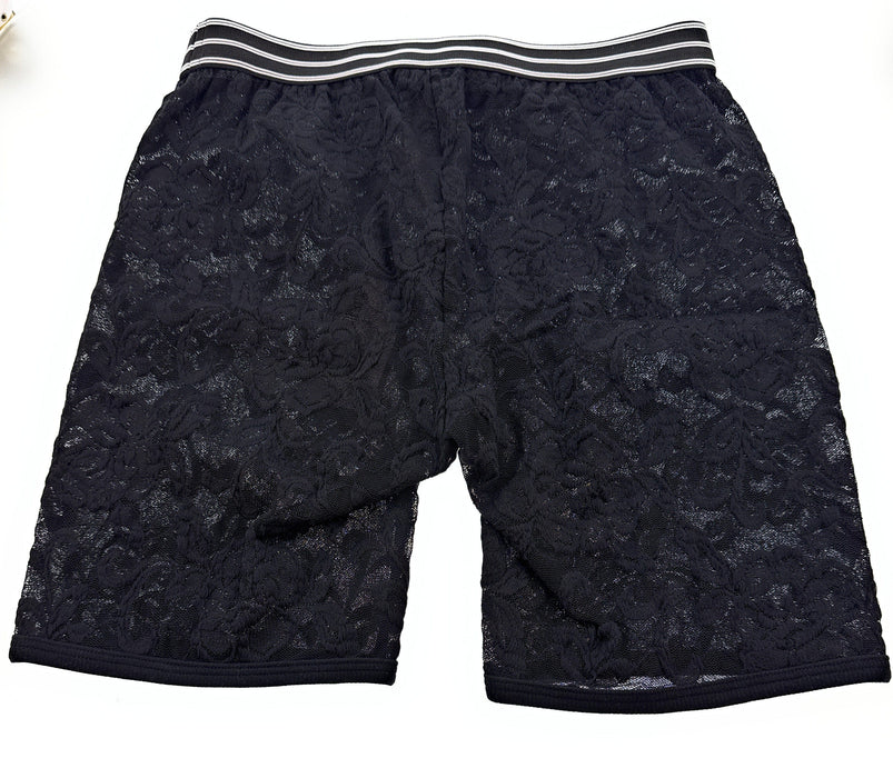 Dolce & Gabbana Black Lace Sheer Boxer Briefs-S
