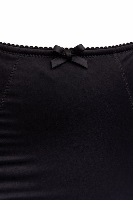 Dolce & Gabbana High-Waisted Black Satin Vintage Briefs