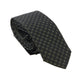 Emporio Armani Mens Green Navy Dotted Tie – Made in Italy