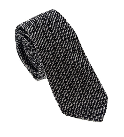 Emporio Armani Sand Yellow Woven Men's Tie, 2"
