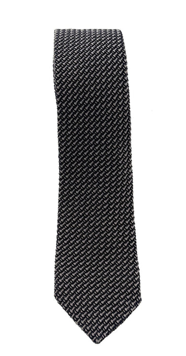 Emporio Armani Sand Yellow Woven Men's Tie, 2"