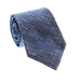 Emporio Armani Men’s Light Blue Wave Pattern Silk Necktie, 3"