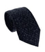 Emporio Armani Mens Night Blue Patch watermark Tie – Made in Italy