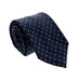 Emporio Armani Blue Diamond Dotted Men's Tie, 3"