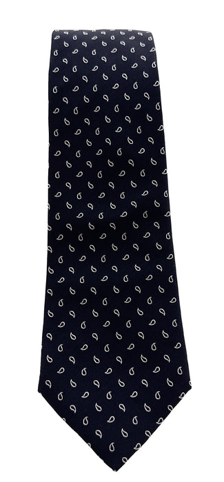 Emporio Armani Night Blue Dotted Silk Tie – 3in