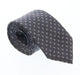 Emporio Armani Anthracite Teardrop Motif 100% Silk Mens Tie