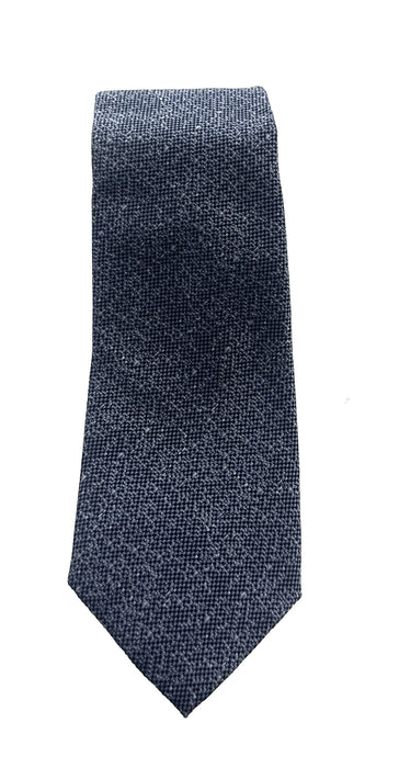 Emporio Armani Mens Blue Grain Tie – Made in Italy