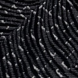 Emporio Armani Charcoal Abstract Polyester-Silk Blend Tie – 3in