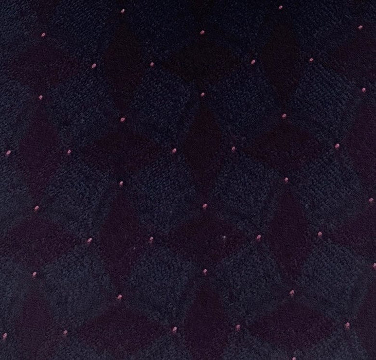 Emporio Armani Men’s Burgundy Geometric Silk Necktie, 3''