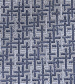 Emporio Armani Men’s Light Blue Maze Pattern Silk Necktie, 3''