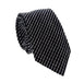 Emporio Armani Men's Blue & Grey Striped Tie, 3"
