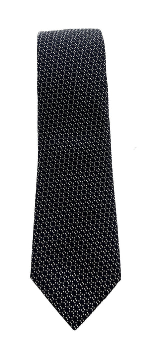 Emporio Armani Mens Blue Circle Dotted Tie – Made in Italy