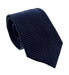 Emporio Armani Men’s Blue and Grey Herringbone Cotton Silk Necktie, 3"