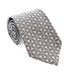 Emporio Armani Mens Grey White Floral Tie – Made in Italy