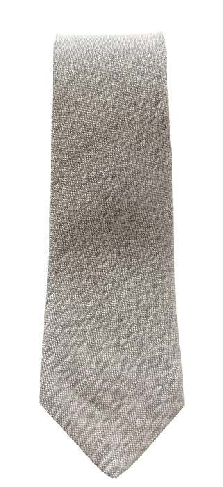 Emporio Armani Lunar Grey Solid Men's Tie, 3"