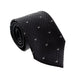 Emporio Armani Men’s Grey Silk Necktie with Logo Print, 3"