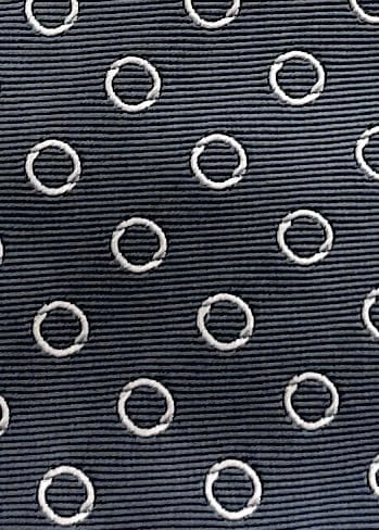 Emporio Armani Blue Grey Circle pattern Men's Tie – Made in Italy
