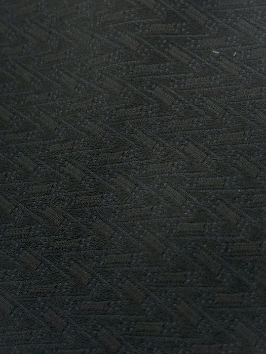Emporio Armani Black Geometric V pattern Men's Tie – Made in Italy
