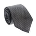 Emporio Armani Steel Grey Diamond weave Men's Tie, 3"
